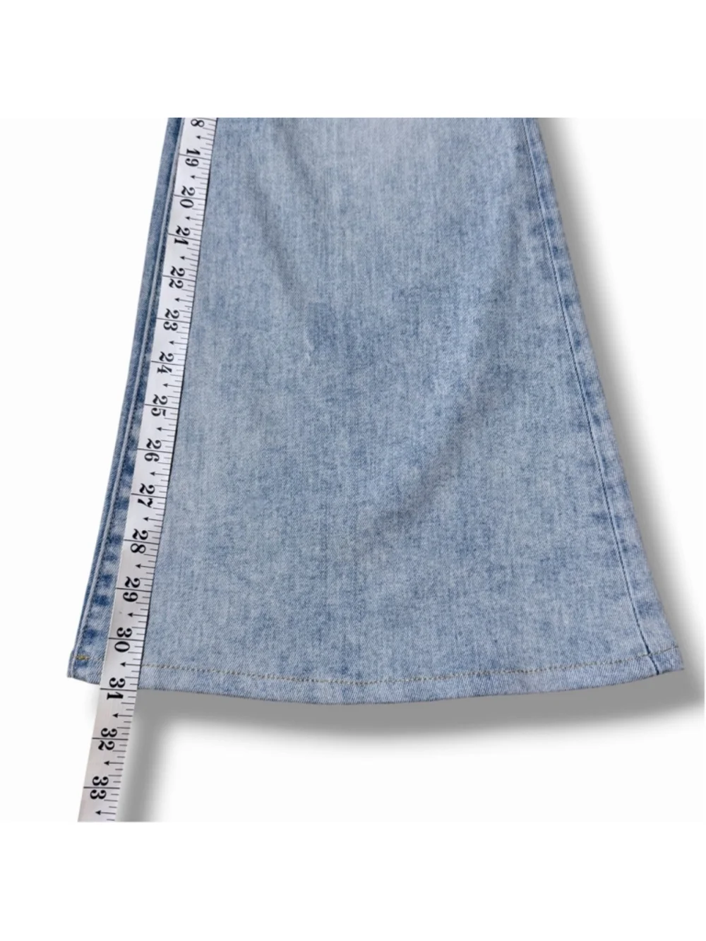 Veronica Beard NEW Sheridan Bell Bottom Flare Jeans in Sky Wash Mid Rise 26x31